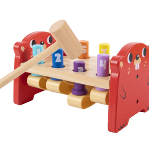 Juego de Madera “Whack-a-Mole” con Martillo