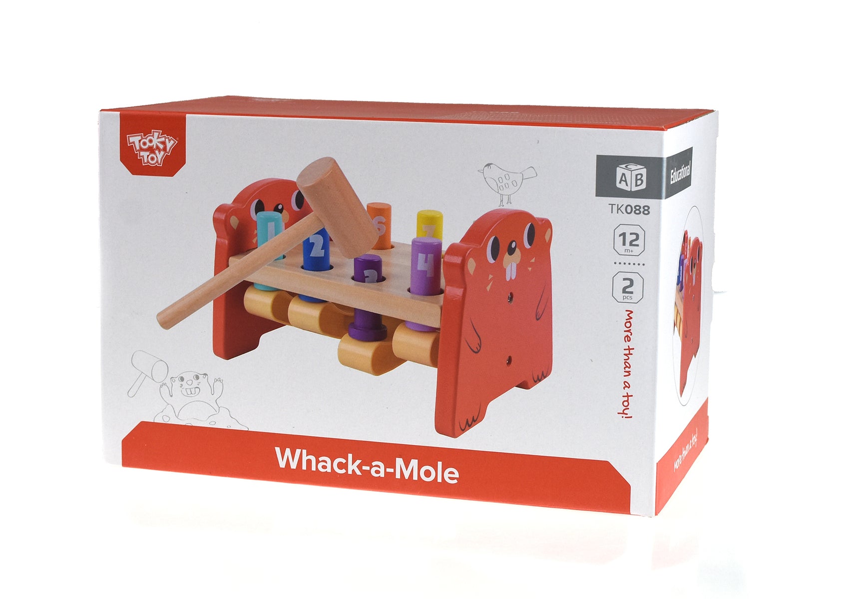 Juego de Madera “Whack-a-Mole” con Martillo