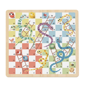 Juego de Mesa 2 en 1: Ludo y Serpientes y Escaleras