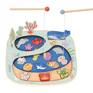 Juego de Pesca Magnético de Madera