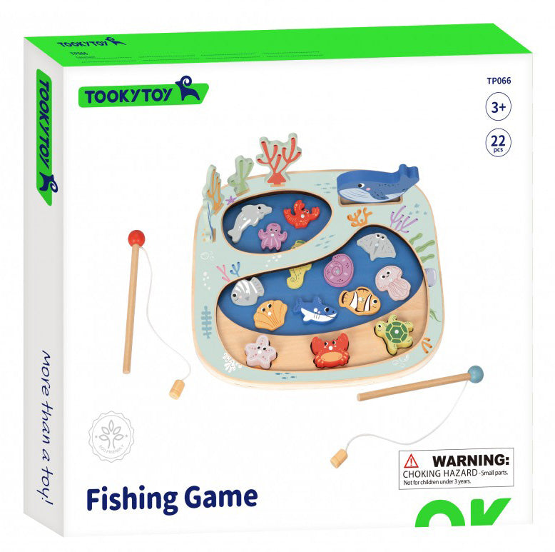 Juego de Pesca Magnético de Madera