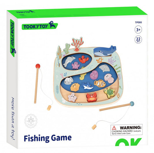 Juego de Pesca Magnético de Madera