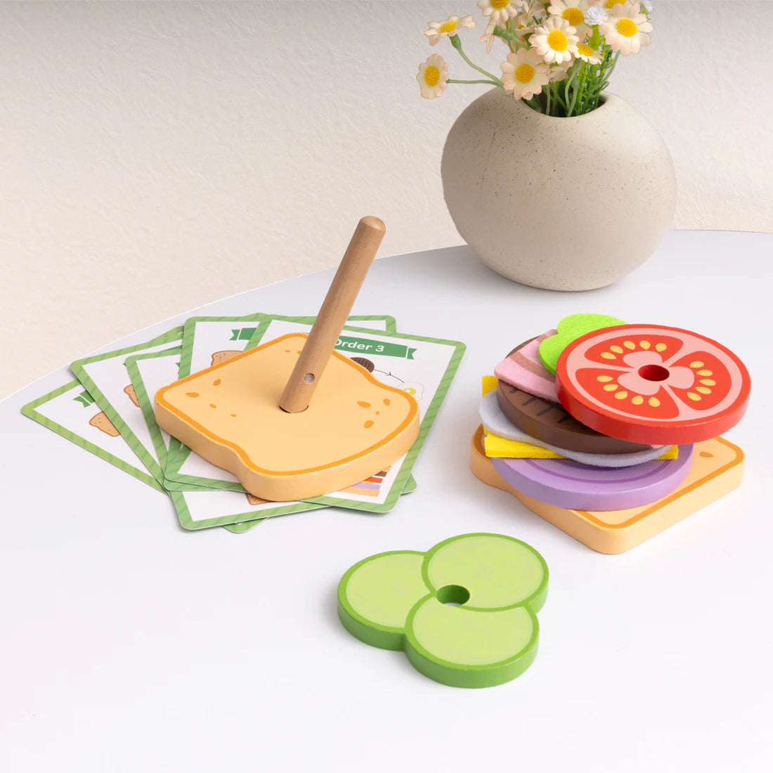 Juego de Sándwich de Madera - Arma y Crea Diversión