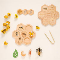Juego Didáctico de Madera – Ciclo de Vida de la Abeja