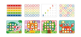 Juego de Enhebrado y Ensamble Arcoíris