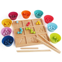 Juego de Clasificación y Conteo Montessori
