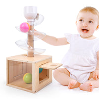 Juego Montessori de Pelotas Rodando