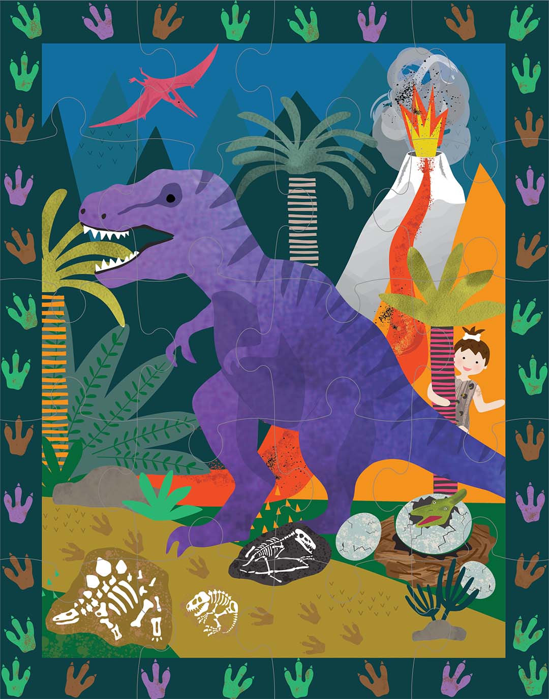 Juego Múltiple Magnético - Dino 4 en 1