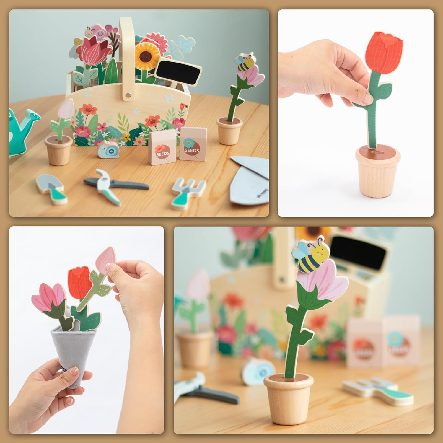 My Little Garden – Juego de Jardinería de Madera