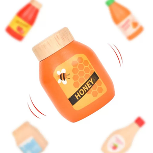 Set de Botellas y Salsas de Madera