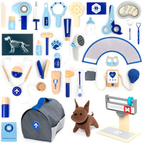 Set Veterinario con Perrito de Peluche – Vet Play Set - 37 Piezas