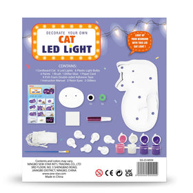 Kit Decorate Your Own Cat LED Light