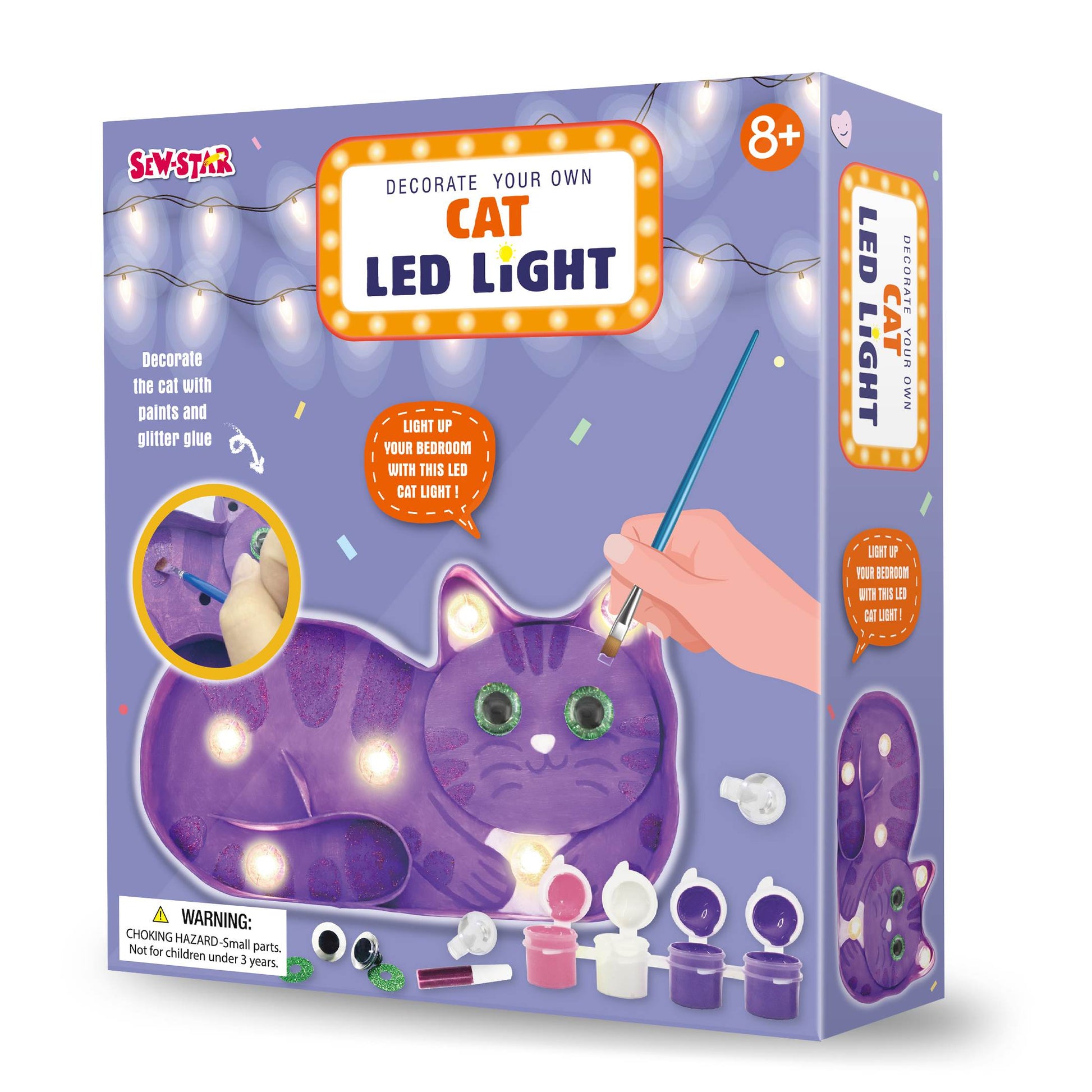 Kit Decorate Your Own Cat LED Light