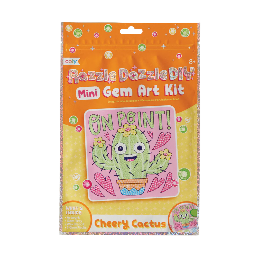 Kit de Arte con Gemas | Cactus