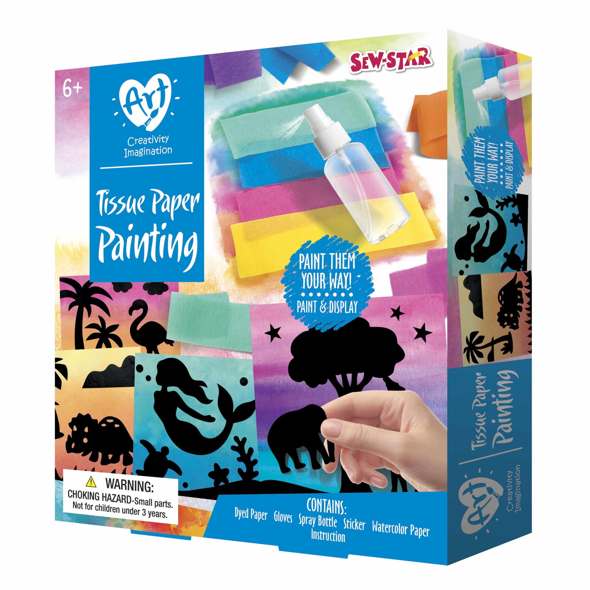 Kit de Pintura Papel de Seda