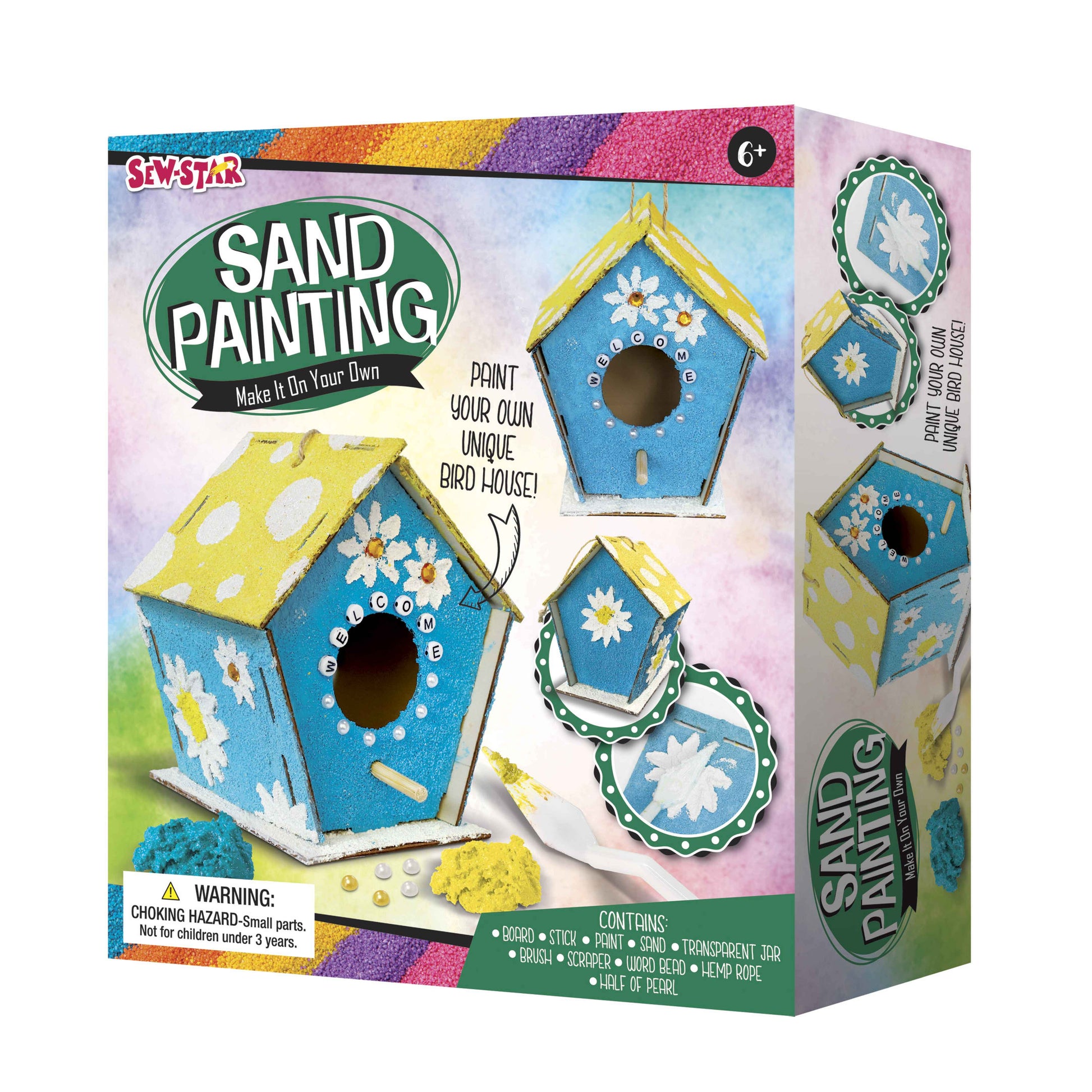 Kit de Manualidades Sand Painting – Bird House