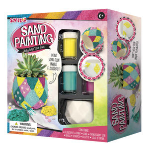 Kit de Manualidades Sand Painting - Maceta Decorativa