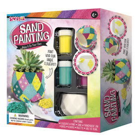 Kit de Manualidades Sand Painting - Maceta Decorativa