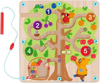 Laberinto Magnético del Árbol de Frutas
