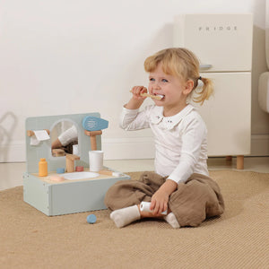 Lavamanos de Juguete de Madera con Accesorios – Set de Higiene Infantil