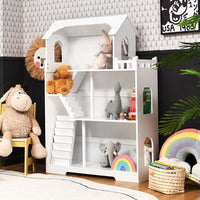 Librero Infantil Casa de Muñecas de Madera