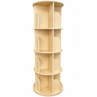 Librero Infantil de Madera Vertical de 4 Niveles