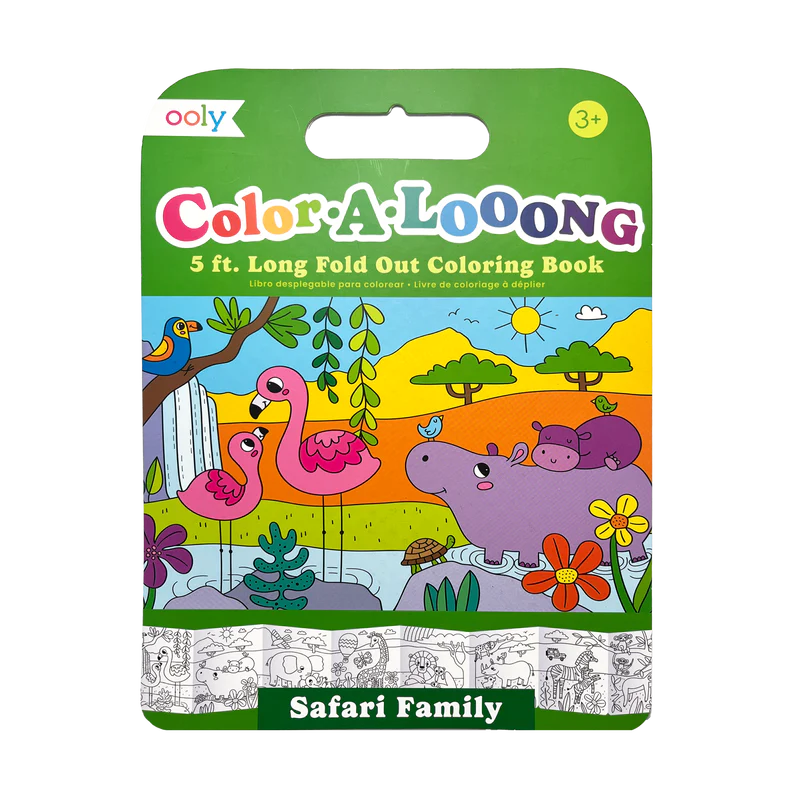 Libro para Colorear Desplegable | Safari
