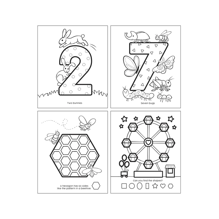 123: Libro para Colorear con Formas y Números