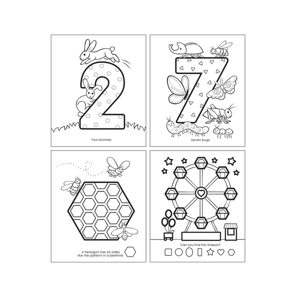 123: Libro para Colorear con Formas y Números