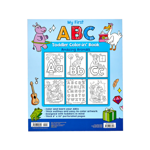 ABC: Libro para Colorear de Animales Asombrosos