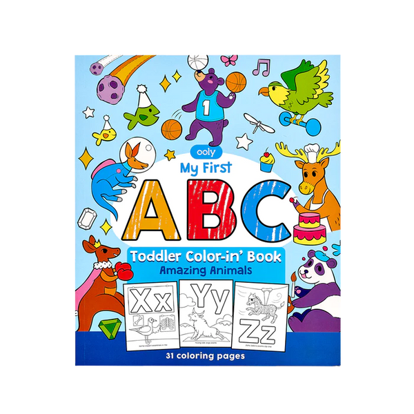 ABC: Libro para Colorear de Animales Asombrosos