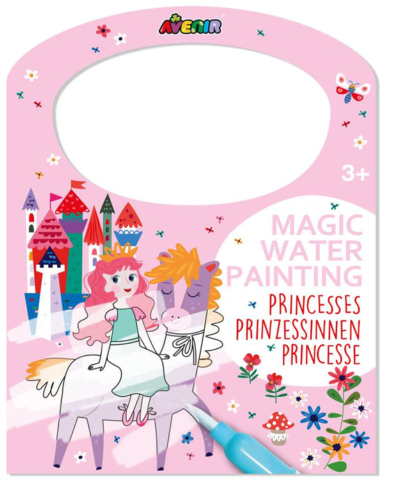 Libro para Pintar con Agua | Princesas
