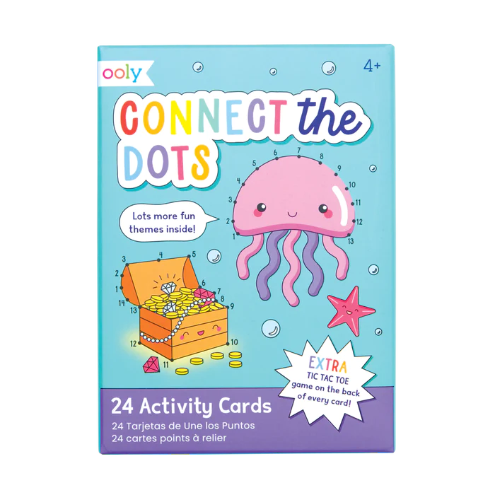 Tarjetas de Actividades para Conectar los Puntos & Tres en Raya