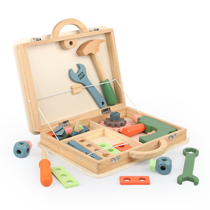 Maletín de Herramientas de Madera Para Niños