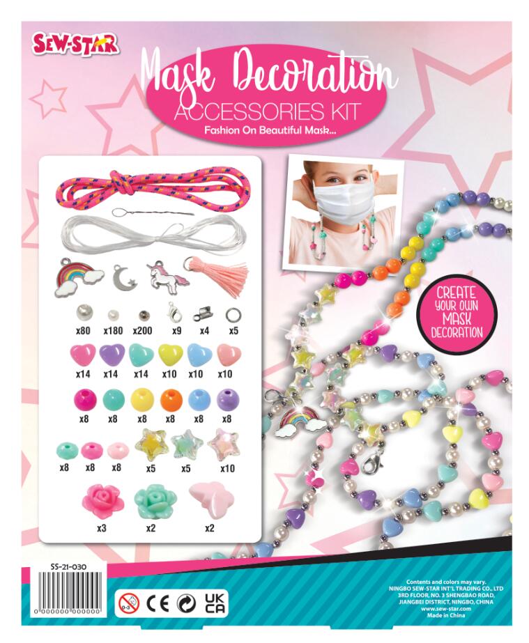 Kit de Decoración Colgante para Mascarillas o Lentes