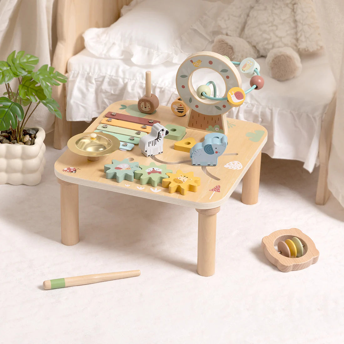 Mesa de Actividades de Madera
