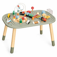 Mesa de Actividades de Madera con Tren