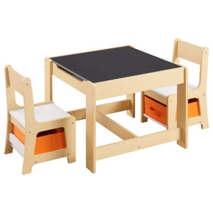 Mesa y Sillas Infantiles Multifuncionales 4 en 1