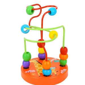 Mini Laberinto de Bolitas de Madera