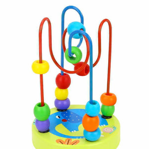 Mini Laberinto de Bolitas de Madera