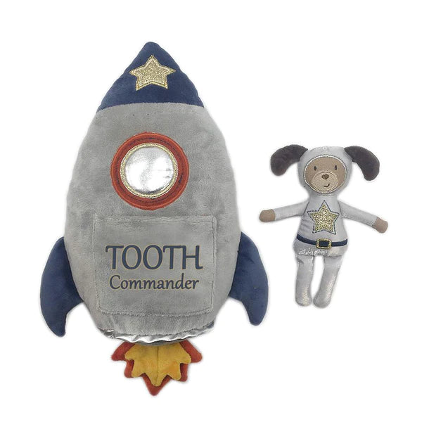 Juego de Almohada y Muñeco de Nave Espacial "Tooth Commander" (Comandante de Dientes)