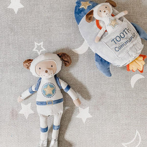 Juego de Almohada y Muñeco de Nave Espacial 