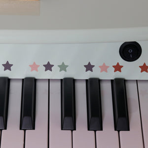 Piano Infantil de Madera con Libro de partituras ilustradas