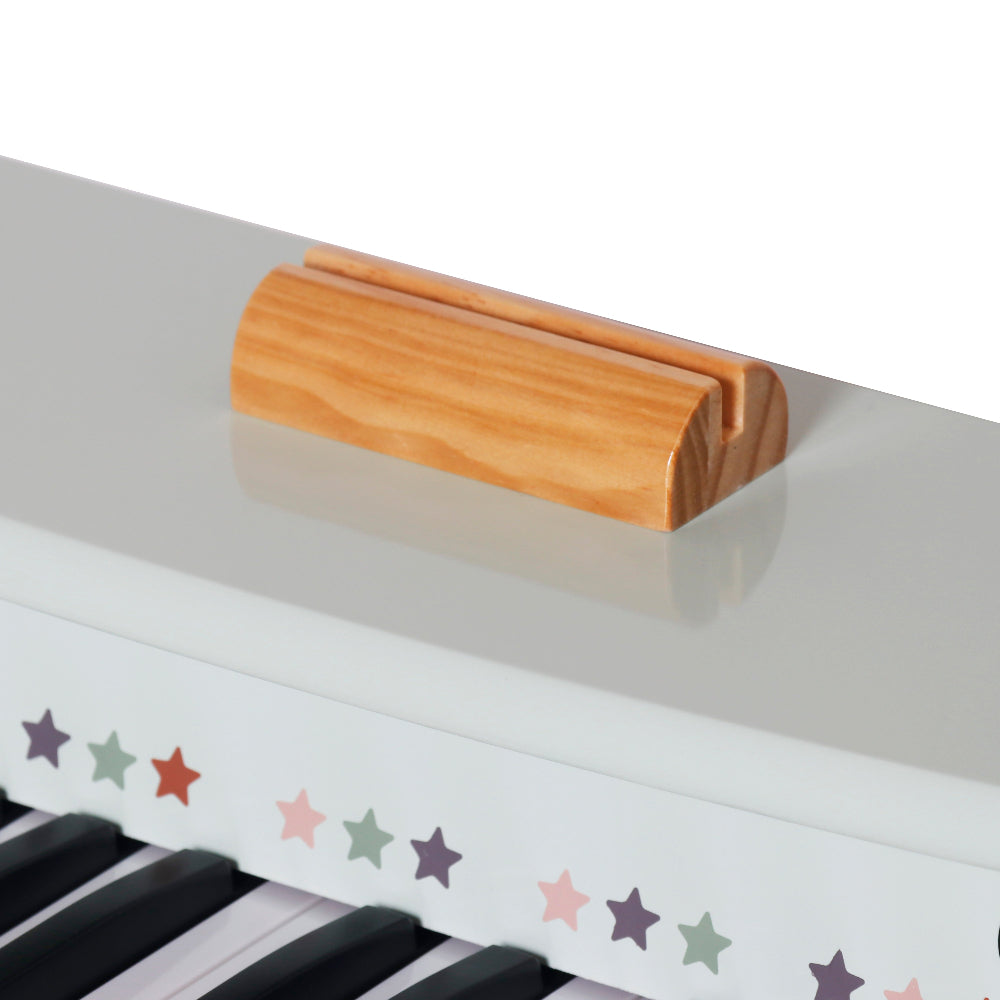 Piano Infantil de Madera con Libro de partituras ilustradas