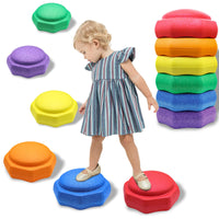 Piedras de Equilibrio Arcoíris Stepping Stone – Set de 6