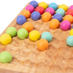 Juego de Pinzas con Bolitas de Colores Montessori
