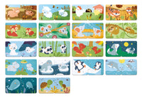 Puzzle de Parejas de Familias de Animales