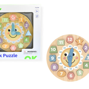 Puzzle de Reloj de Madera