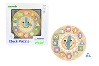 Puzzle de Reloj de Madera