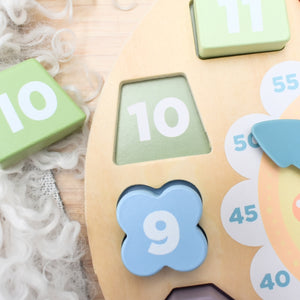 Puzzle de Reloj de Madera